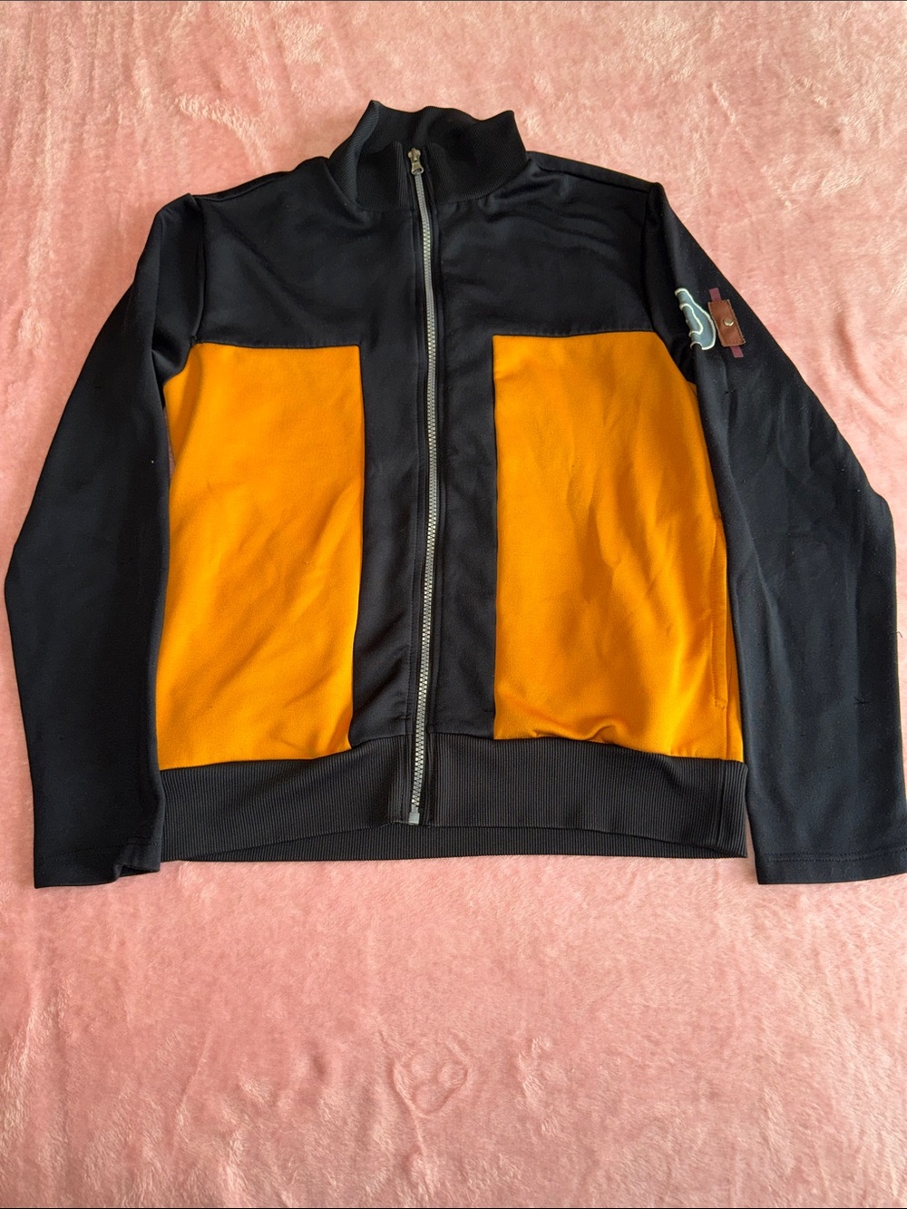 Official Spirit Halloween Naruto Shippuden Cosplay Track Jacket